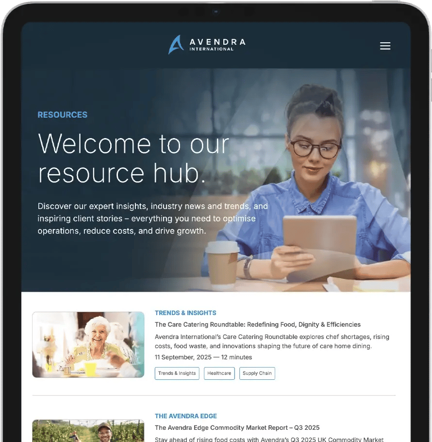 Image of the cover of the Avendra Magazine